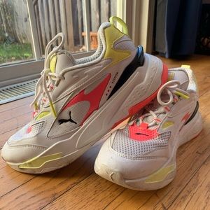 Puma RS-fast pop white ignite pink sneaker